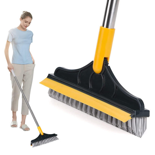 Bathroom Tiles Cleaner Brush with Long Handle 120 Degree